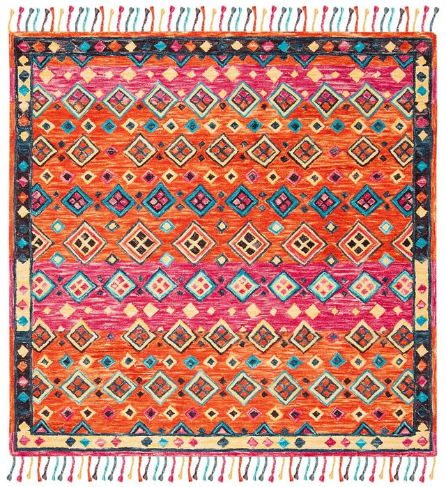 Safavieh Aspen Apn138A Orange/Fuchsia Rug.