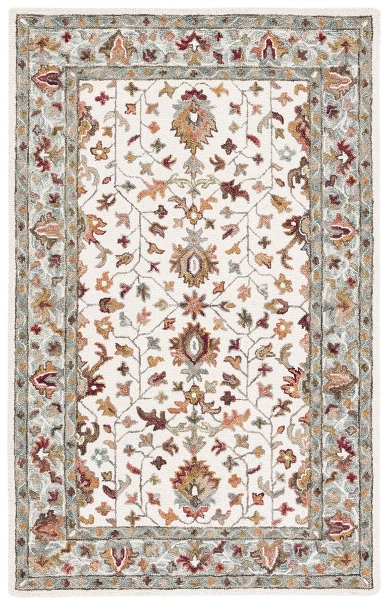 Safavieh Aspen Apn143A Ivory/Grey Rug.