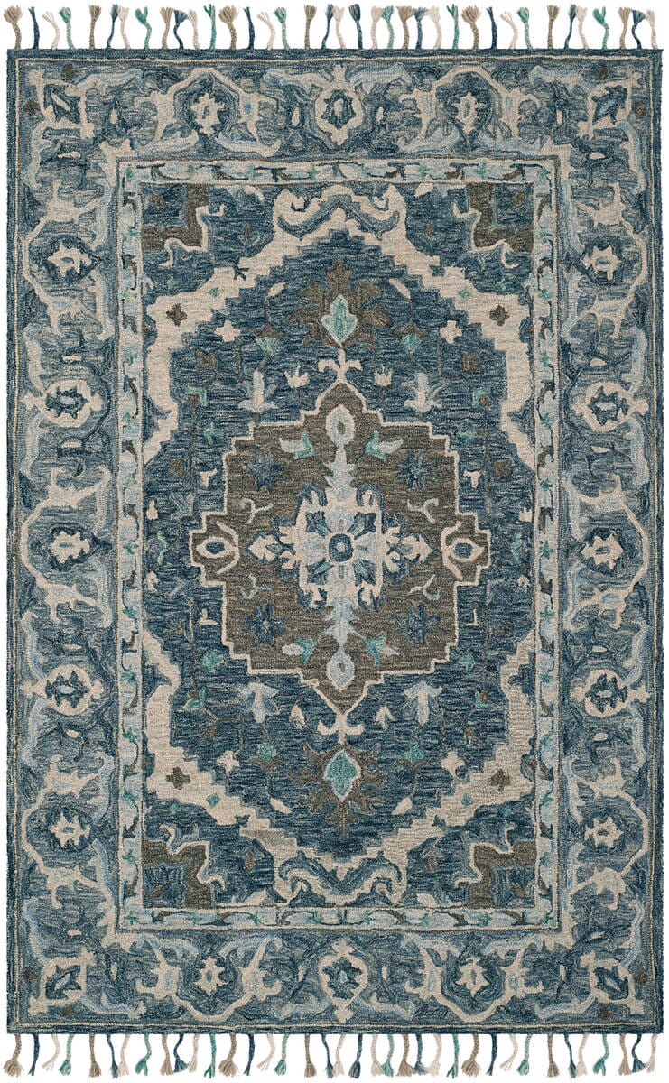 Safavieh Aspen Apn230A Dark Blue/Grey Rug.