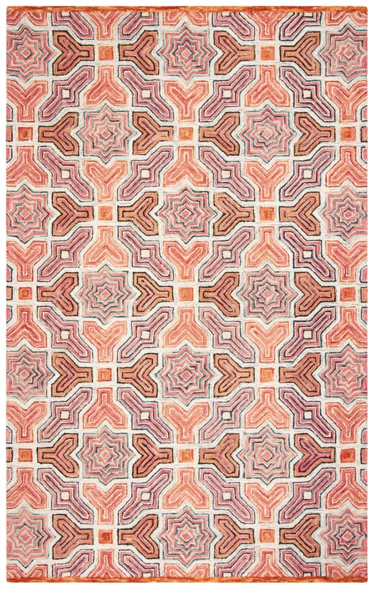 Safavieh Aspen Apn260U Pink/Orange Rugs.