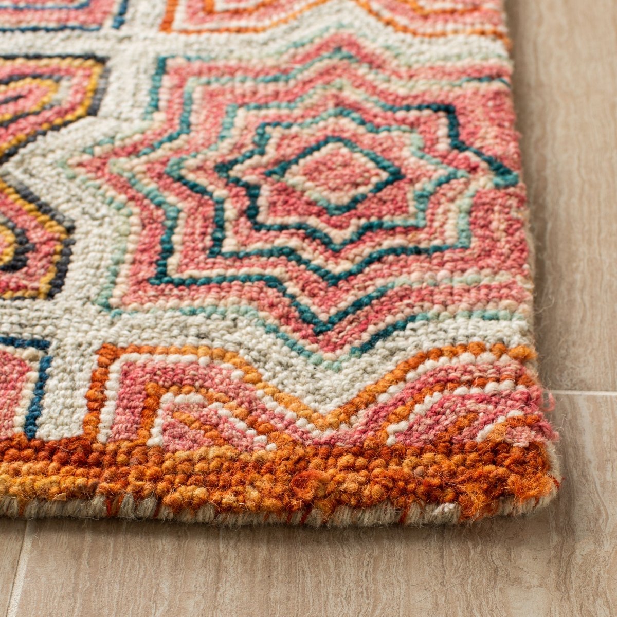 Safavieh Aspen Apn260U Pink/Orange Rugs.