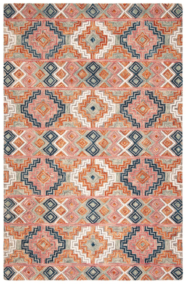 Safavieh Aspen Apn279P Orange/Fuchsia Rugs.