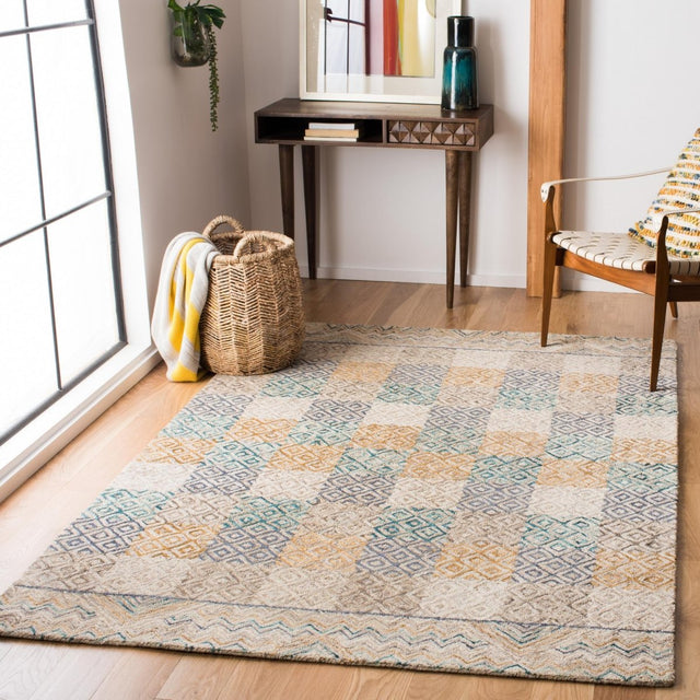 Safavieh Aspen Apn291M Blue/Gold Rugs.