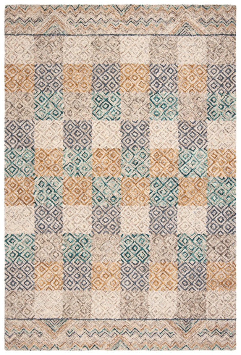 Safavieh Aspen Apn291M Blue/Gold Rugs.