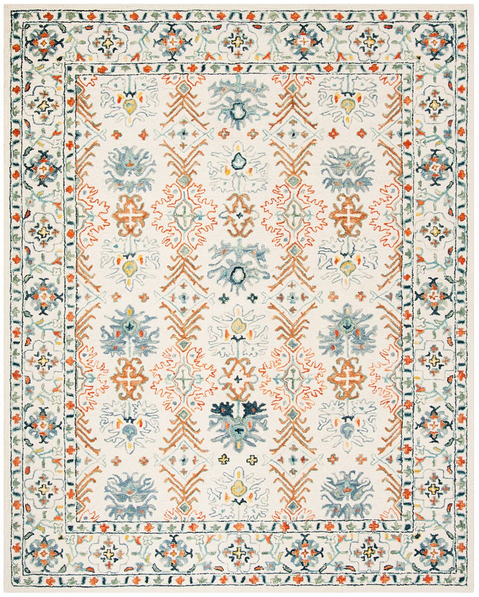Safavieh Aspen Apn310A Ivory / Blue Rugs.