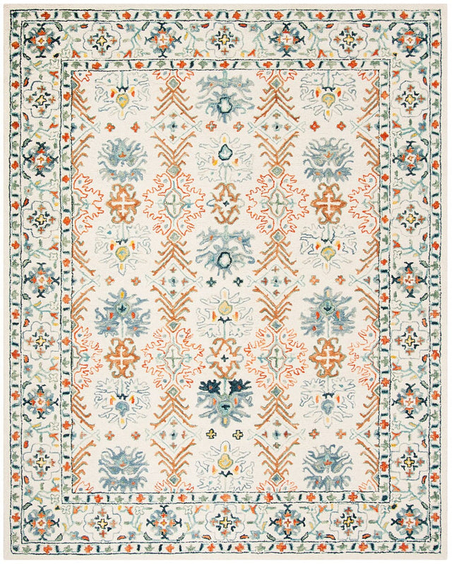 Safavieh Aspen Apn310A Ivory / Blue Rugs.
