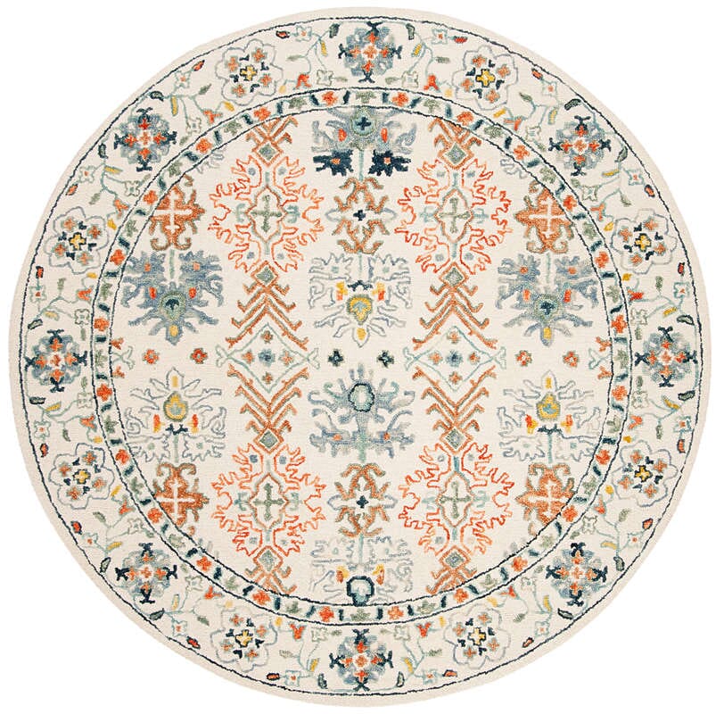 Safavieh Aspen Apn310A Ivory / Blue Rugs.