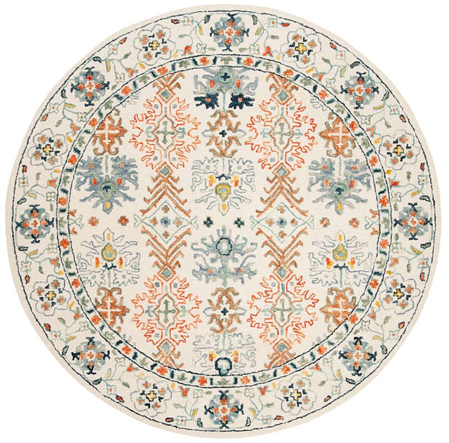 Safavieh Aspen Apn310A Ivory / Blue Rugs.
