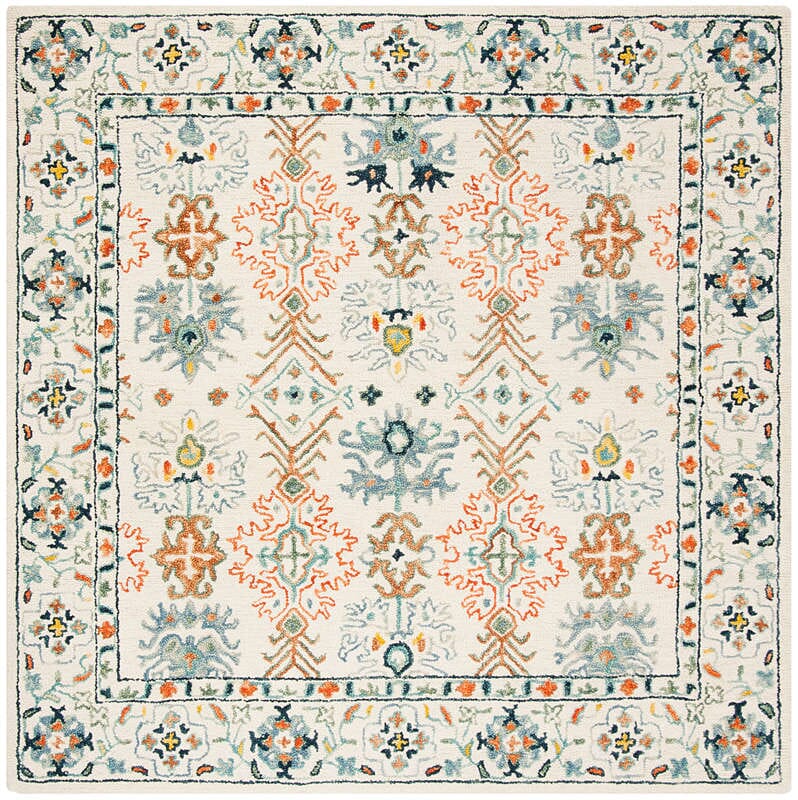 Safavieh Aspen Apn310A Ivory / Blue Rugs.