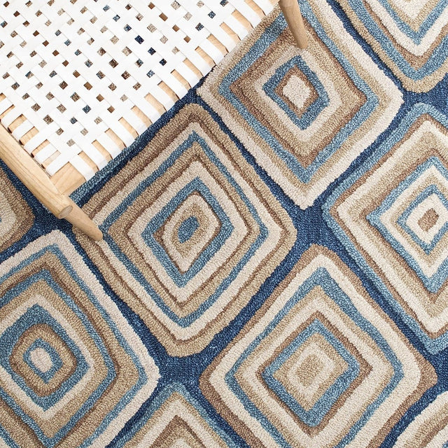 Safavieh Aspen Apn350M Blue/Beige Rug.