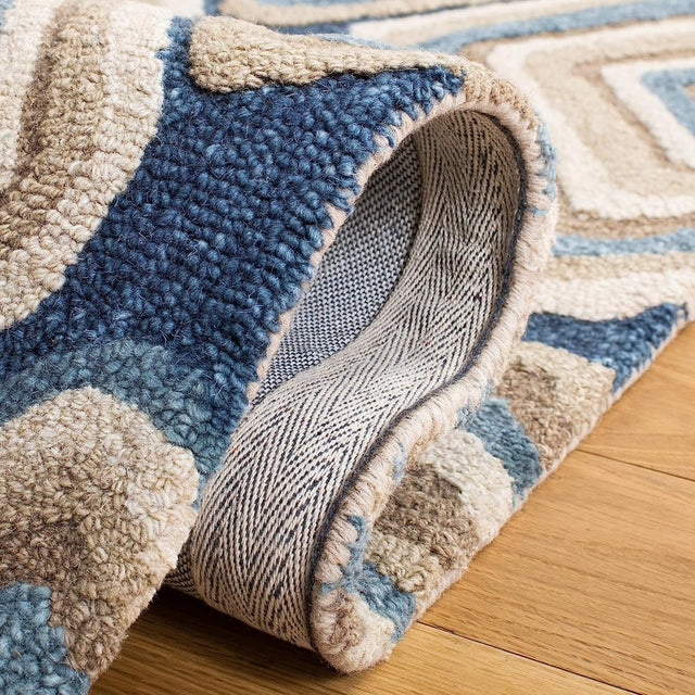 Safavieh Aspen Apn350M Blue/Beige Rug.