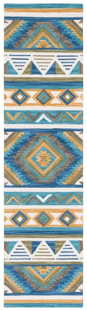 Safavieh Aspen Apn352M Blue/Yellow Rug.