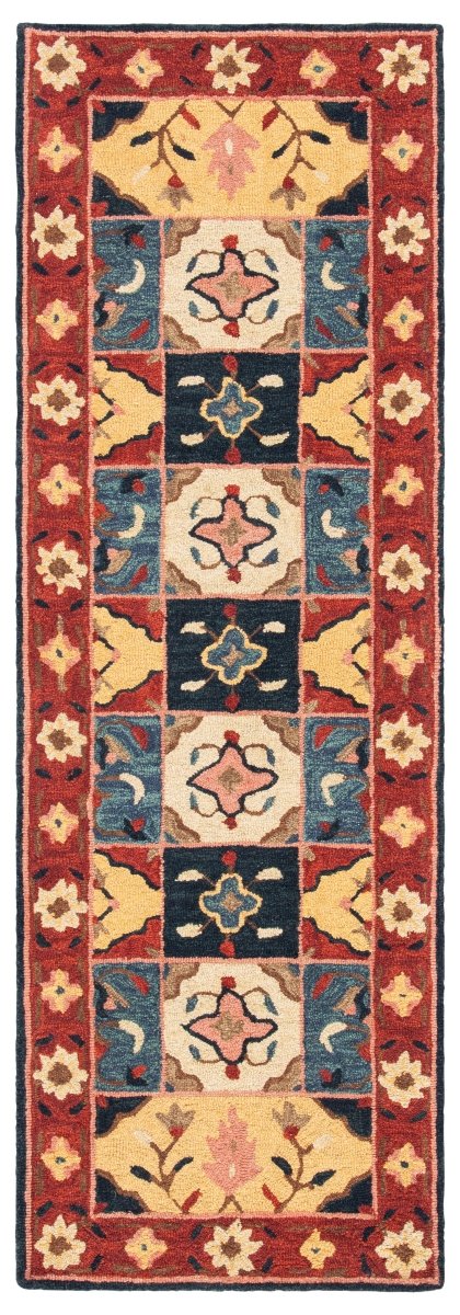 Safavieh Aspen Apn402Q Red/Gold Rugs.