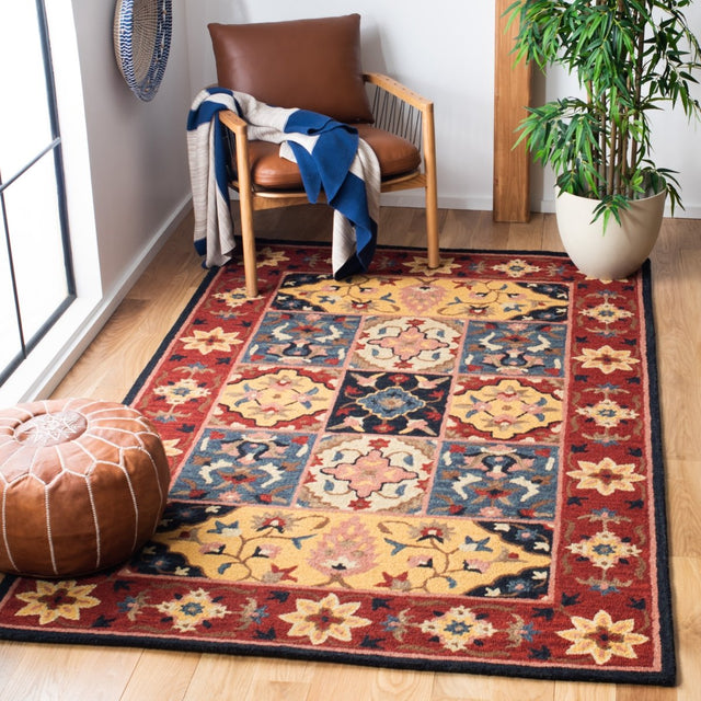 Safavieh Aspen Apn402Q Red/Gold Rugs.