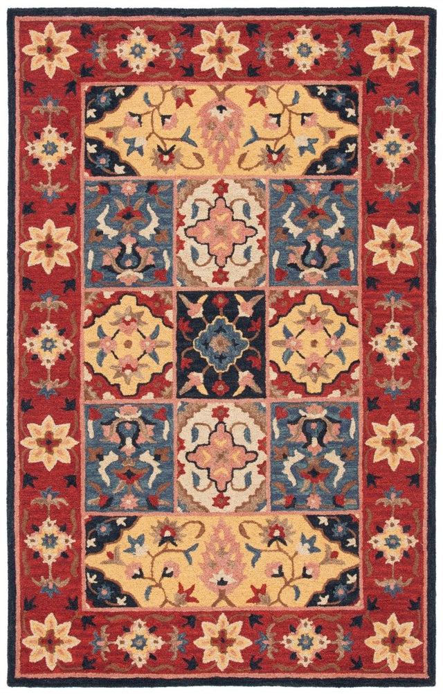 Safavieh Aspen Apn402Q Red/Gold Rugs.
