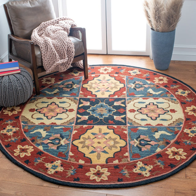 Safavieh Aspen Apn402Q Red/Gold Rugs.