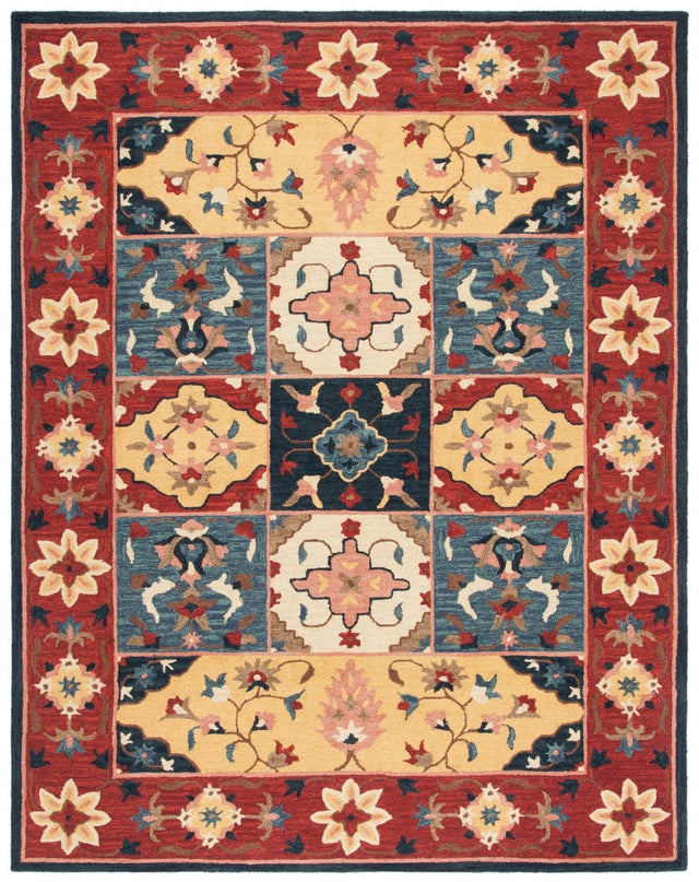 Safavieh Aspen Apn402Q Red/Gold Rugs.