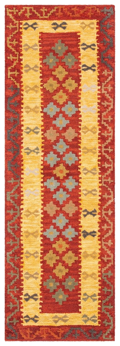 Safavieh Aspen Apn403Q Red/Gold Rugs.