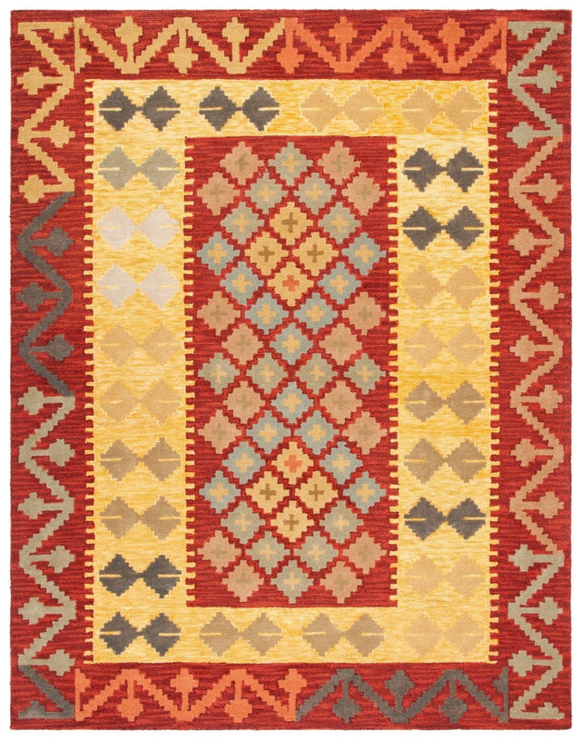 Safavieh Aspen Apn403Q Red/Gold Rugs.