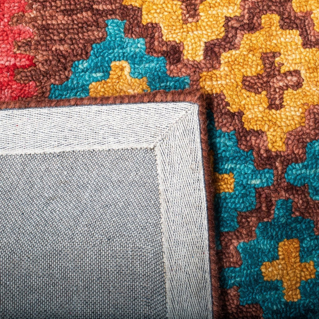 Safavieh Aspen Apn403T Brown/Red Rugs.