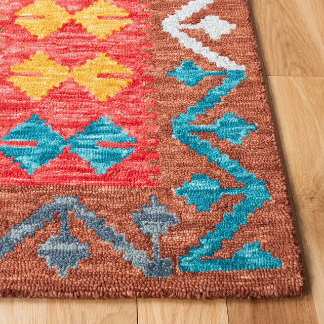 Safavieh Aspen Apn403T Brown/Red Rugs.