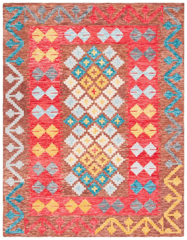 Safavieh Aspen Apn403T Brown/Red Rugs.
