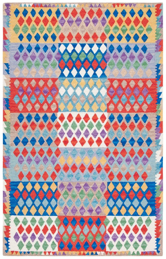 Safavieh Aspen Apn406Q Red/Blue Rug.