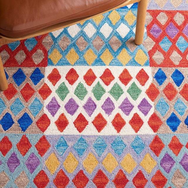 Safavieh Aspen Apn406Q Red/Blue Rug.