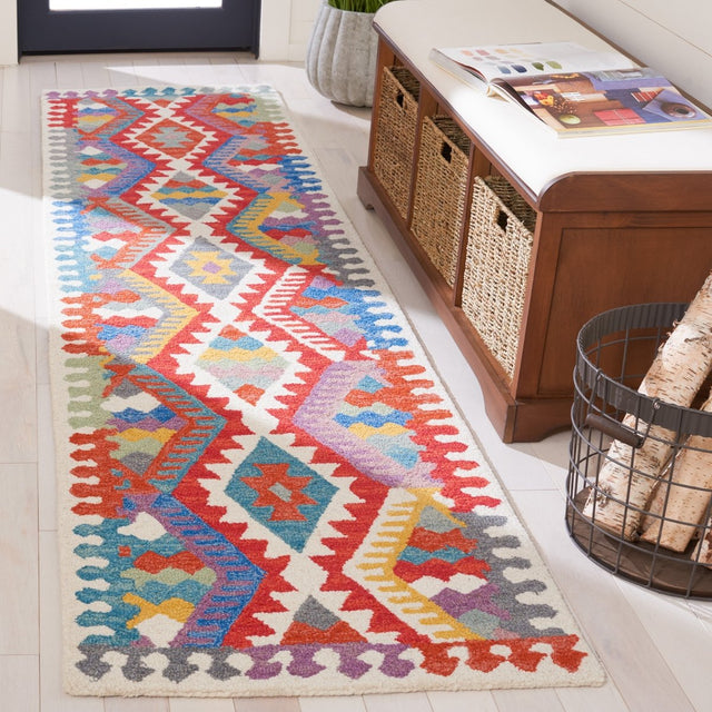 Safavieh Aspen Apn407A Ivory/Red Rug.