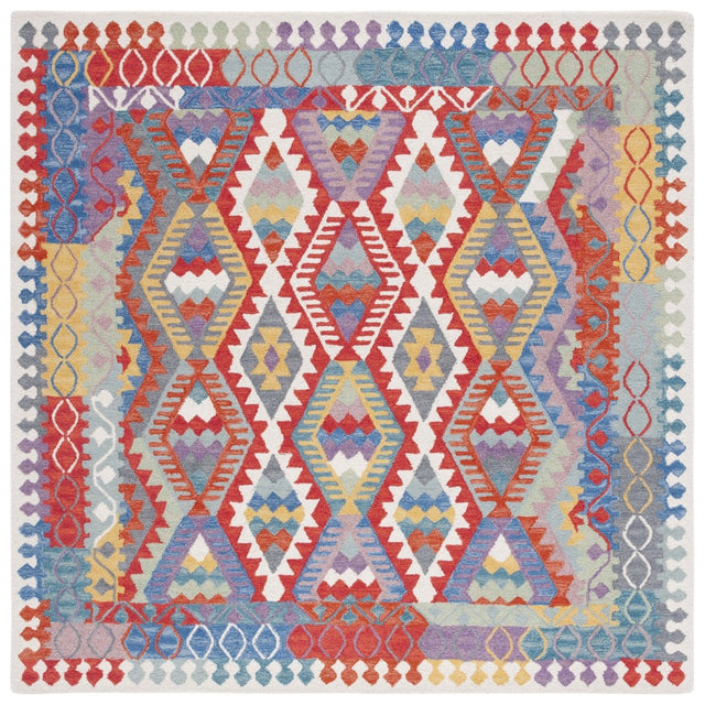 Safavieh Aspen Apn407A Ivory/Red Rug.