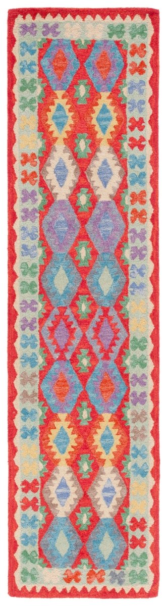 Safavieh Aspen Apn408Q Red/Blue Rug.