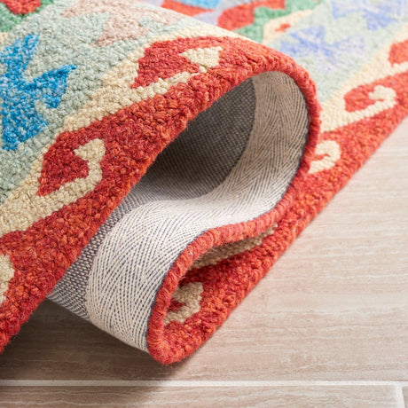 Safavieh Aspen Apn408Q Red/Blue Rug.