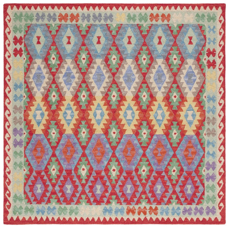 Safavieh Aspen Apn408Q Red/Blue Rug - Safavieh - apn408q - 7sq
