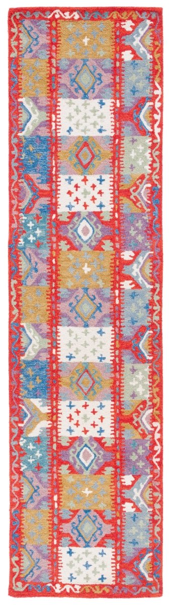 Safavieh Aspen Apn409Q Red/Ivory Rug.