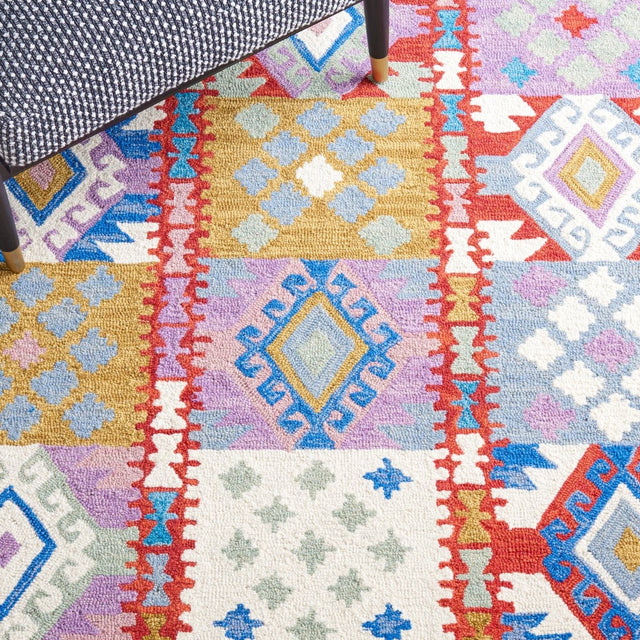 Safavieh Aspen Apn409Q Red/Ivory Rug.