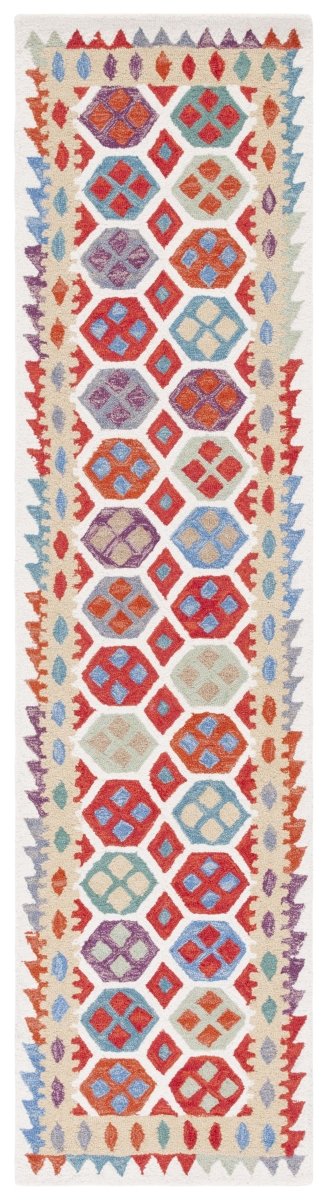 Safavieh Aspen Apn410A Ivory/Red Rug.