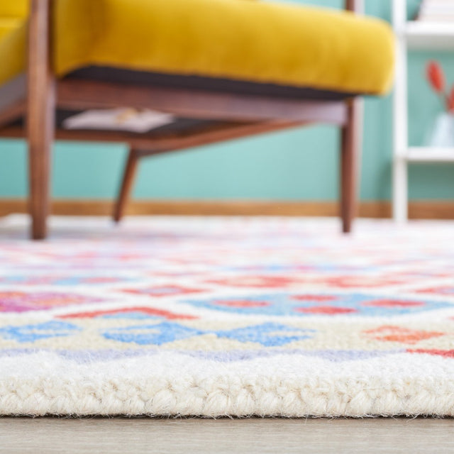 Safavieh Aspen Apn410A Ivory/Red Rug.