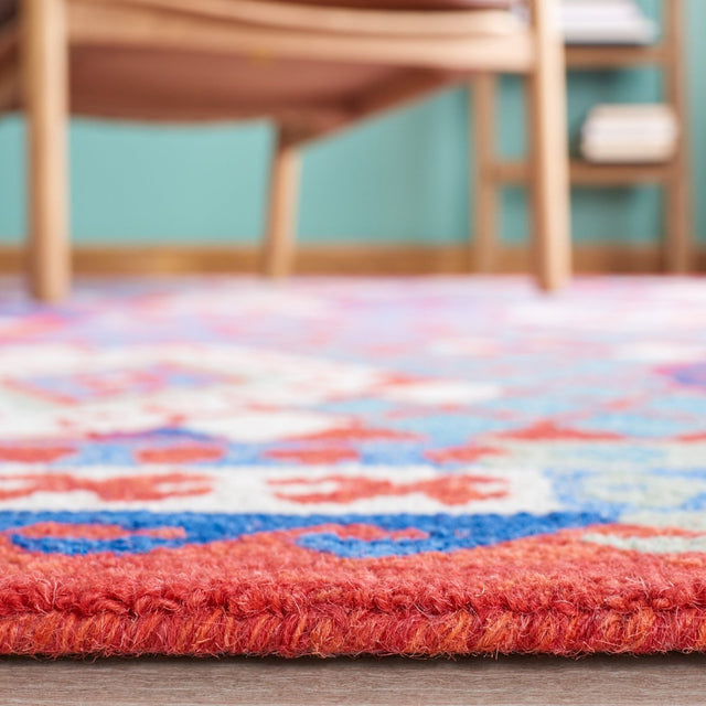 Safavieh Aspen Apn412Q Red/Blue Rug.