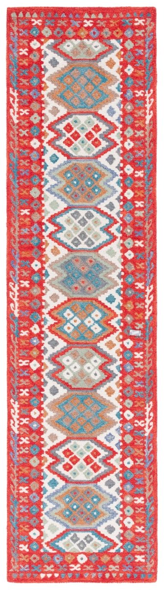 Safavieh Aspen Apn413Q Red/Ivory Rug.