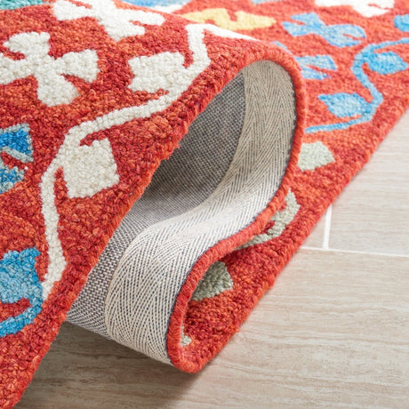 Safavieh Aspen Apn414Q Red/Blue Rug.