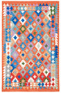 Safavieh Aspen Apn416P Orange/Blue Rug.