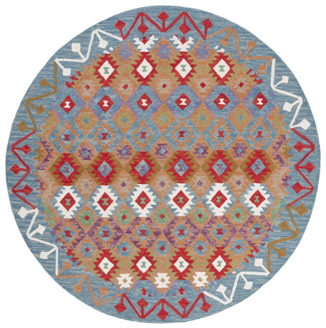 Safavieh Aspen Apn417L Light Blue/Beige Rug.