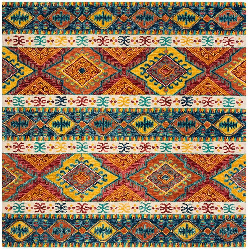 Safavieh Aspen Apn502A Navy / Ivory Rugs.