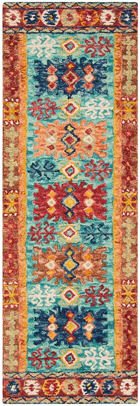 Safavieh Aspen Apn503A Blue / Red Rugs.