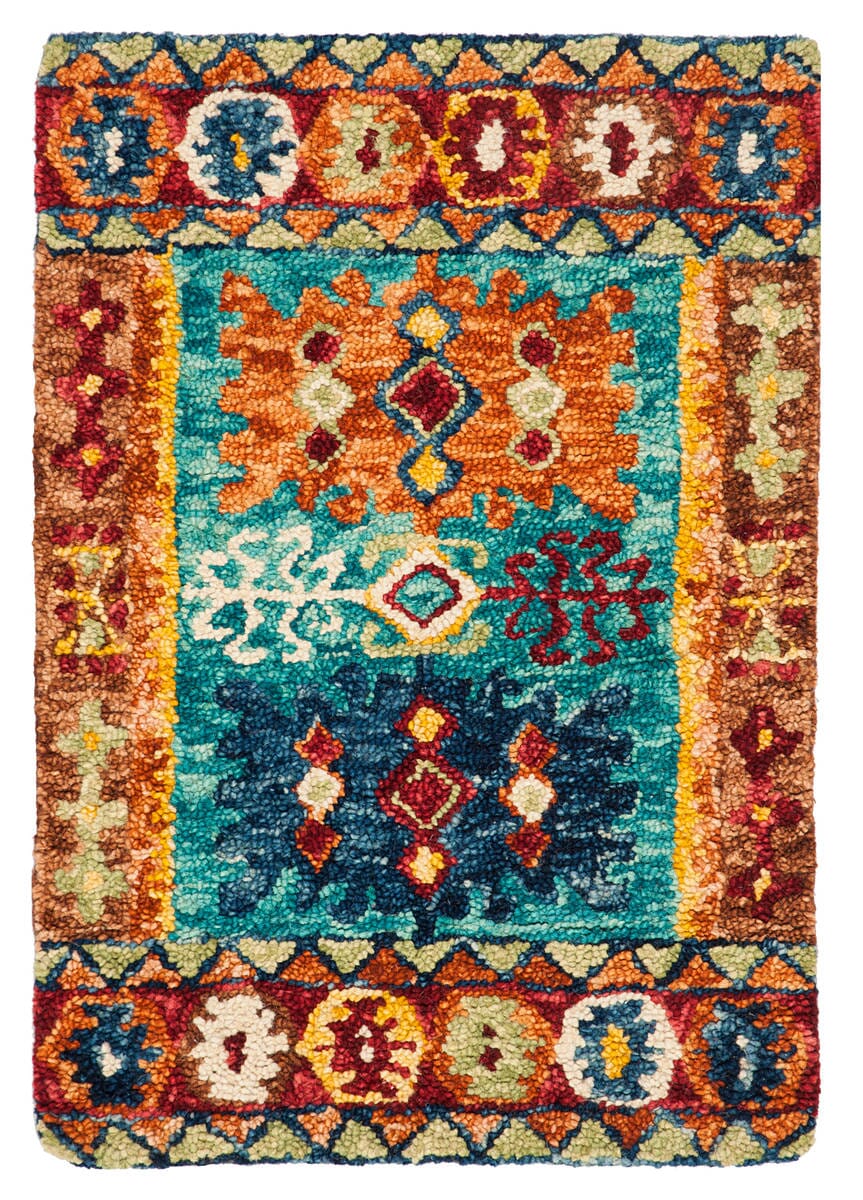 Safavieh Aspen Apn503A Blue / Red Rugs.