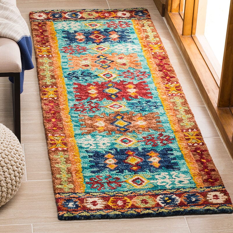 Safavieh Aspen Apn503A Blue / Red Rugs.