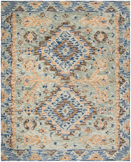 Safavieh Aspen Apn504A Blue / Beige Rugs.