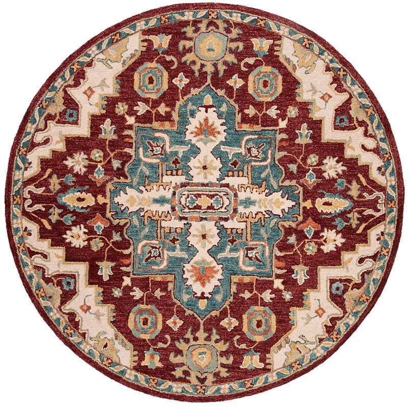 Safavieh Aspen Apn507A Red / Blue Rugs.