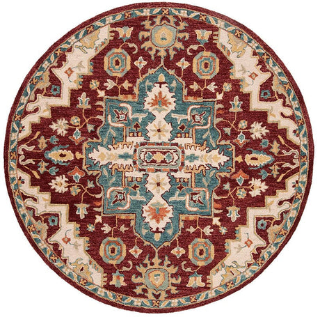 Safavieh Aspen Apn507A Red / Blue Rugs.