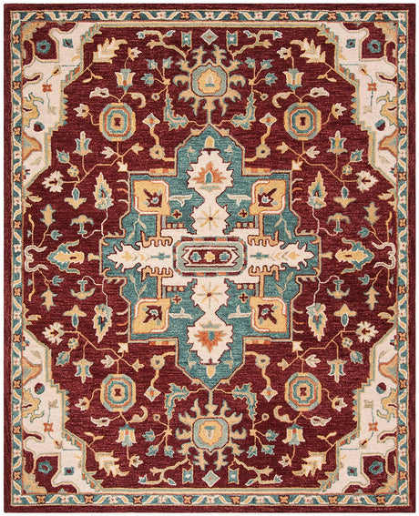 Safavieh Aspen Apn507A Red / Blue Rugs.